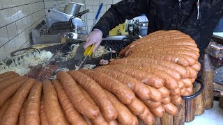 Biggest and Longest Sausages from Poland. London Street Food