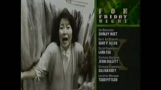 WJBK (FOX) split-screen credits [January 26, 1996]