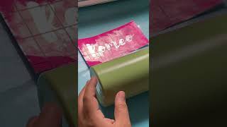 Personalized tumbler using cricut and citristrip