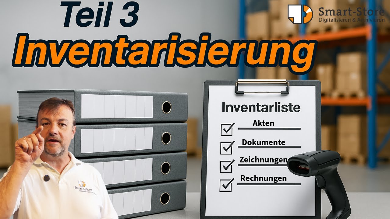 Teil 3 der Akten-Digitalisierung im Detail / Inventarisierung