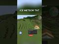 NEW  ICE METEOR TNT Minecraft TNT Explosion #shorts #minecraft #tnt  #minecraftshorts