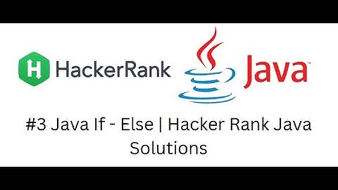 #3 Java If-Else | Hackerrank Java Solution