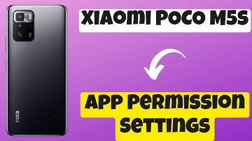 Xiaomi POCO M5s App Permission Settings || Application Permission Allow And Deny