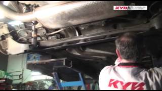 Renault Laguna III - REAR - Задние амортизаторы KYB установка Renault Laguna III - REAR - Задние амортизаторы KYB установка