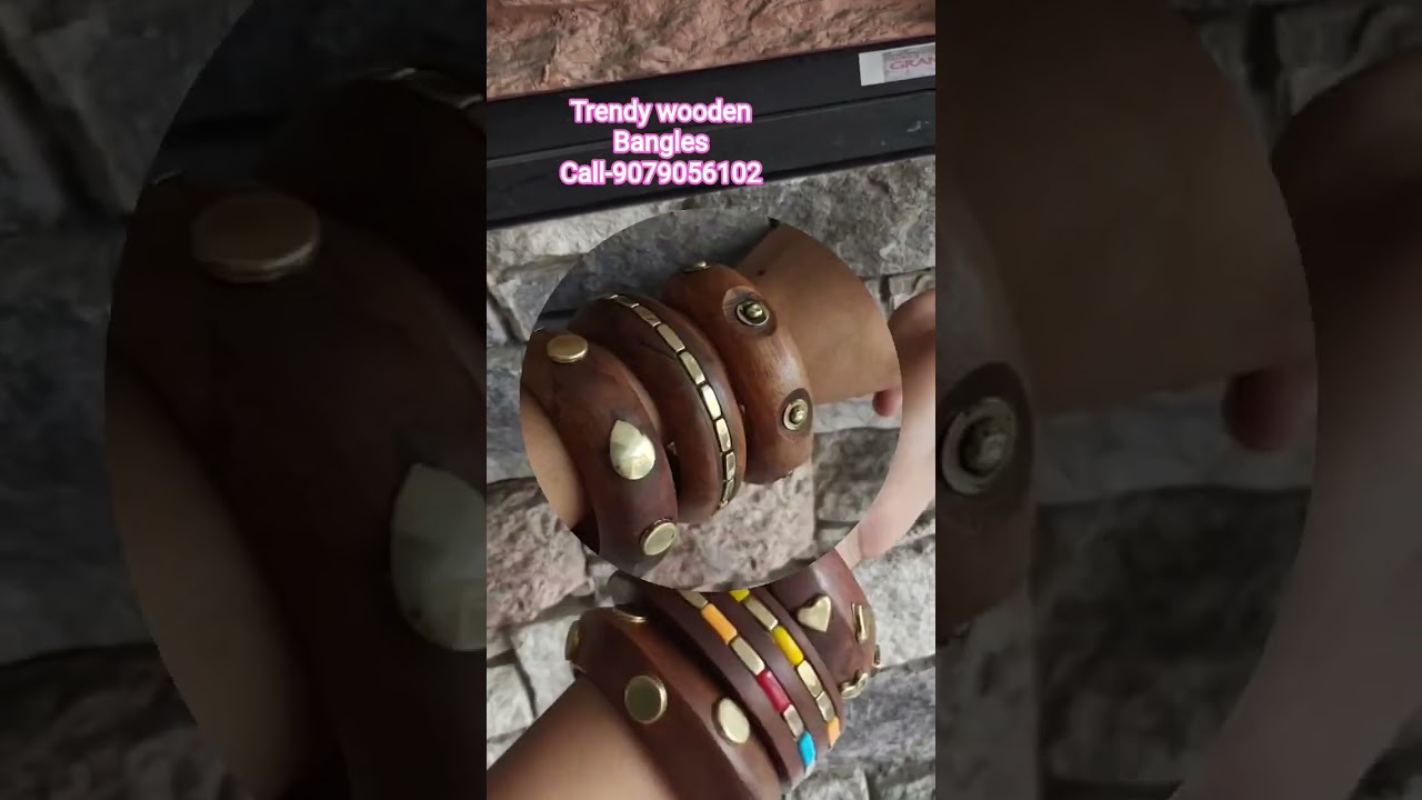 wooden Bangles at 180/-per piece