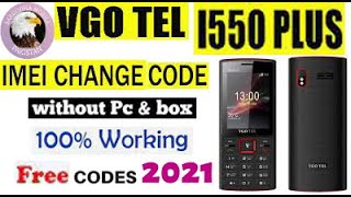 VGO TEL I550 PLUS imei change code invalid sim all vgo tel imei change code New Code 2021