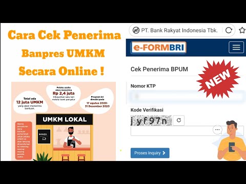 Cara Cek Penerima Banpres UMKM Secara Online Mudah dan Akurat !