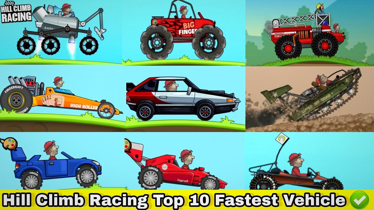 What is the fastest car in hill climb?