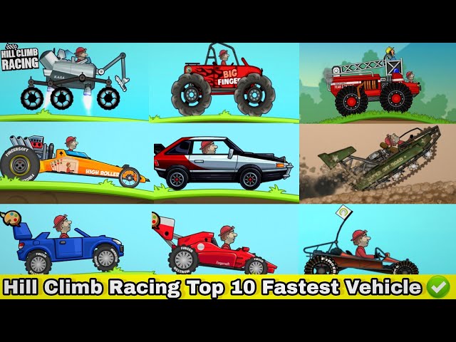 Hill Climb Racing  Best Car/Vehicle In The Game - Gamer Tag Zero