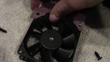 QSC Amplifier CX DCA PLX Quiet Fan modification Part 3