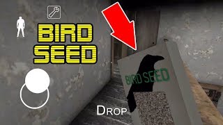 How To Use BIRD SEED in Granny 1.7 For Feeding The Crow (2019)