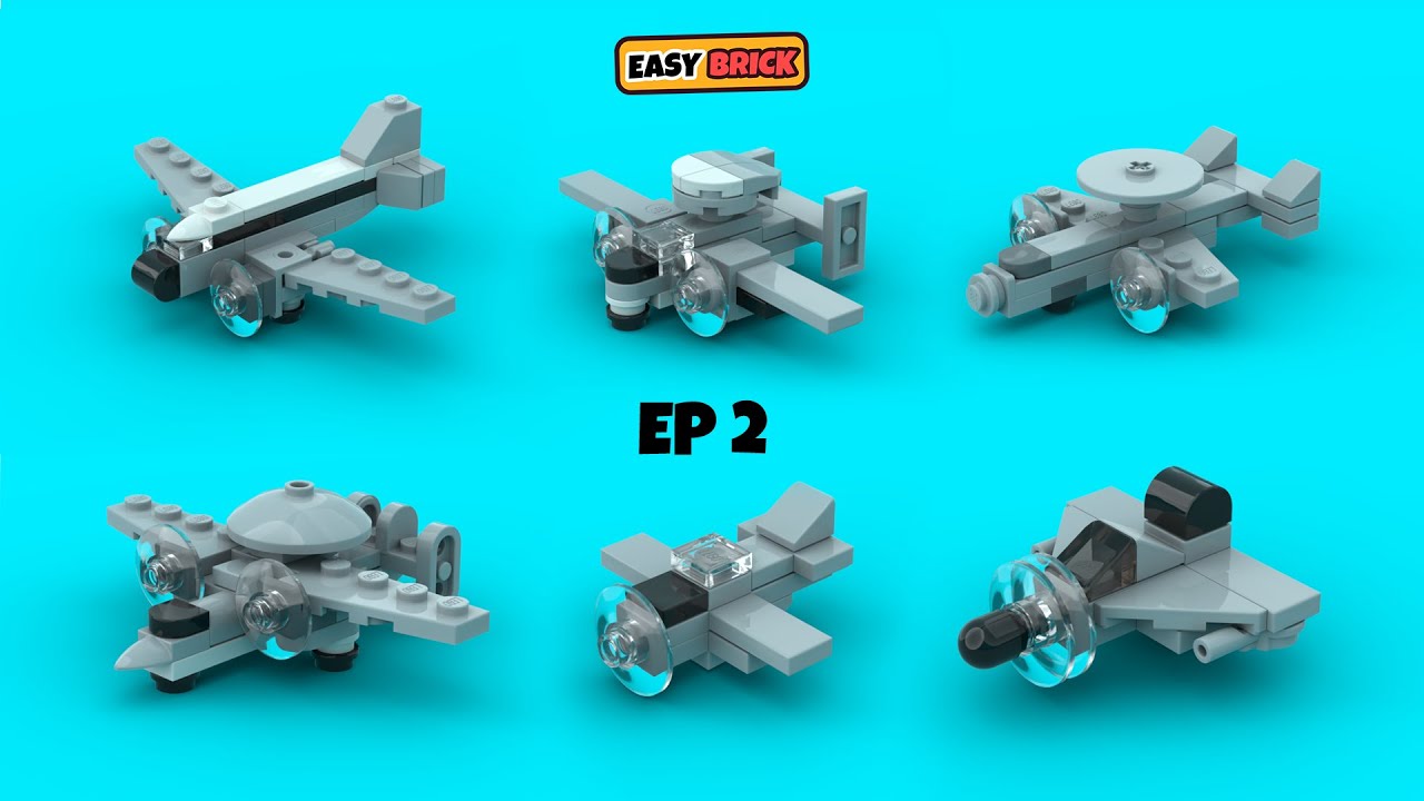 Lego plane Mini MOC - Ep 2 | Tutorial | lego easy ideas