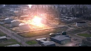 Взрыв на Техасском нефтеперерабатывающем заводе British Petroleum. (23 марта 2005) HD