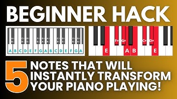 🔥 5 Simple Piano Notes That Will CHANGE How You Play Forever!