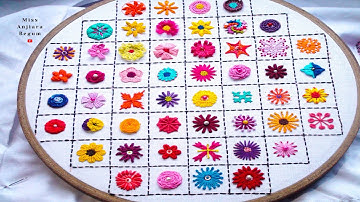 Easy 52 Small Flower Embroidery Tutorial – Step by Step Guide