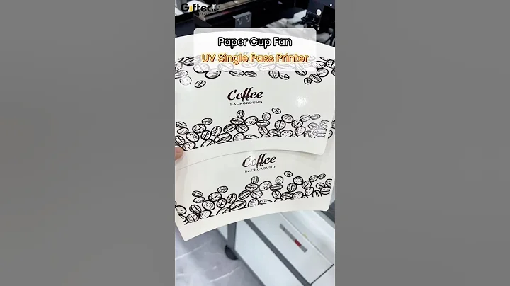 Coated paper cup digital full color inkjet printer - high speed UV single pass packaging printer