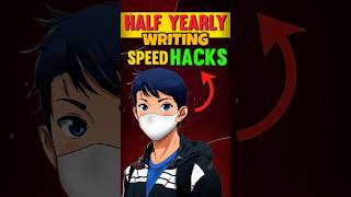 3 Steps of Writing For Half Yearly Exam 🔥 Topper Secret Hacks #halfyearlyexams #writinghacks #shorts