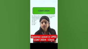 UPSC CSAT Clock Question 2025 | CSAT Clock PYQ | UPSC CSAT Previous Year Questions | EduTap CSAT