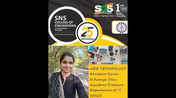 WEB SERVER | N.RAMYA DEVI AP/IT | SNS INSTITUTIONS