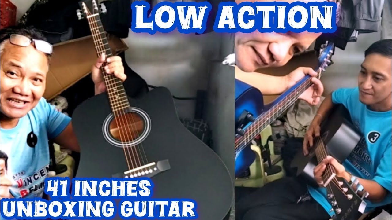 Low Action| 41 inches unboxing Guitar 