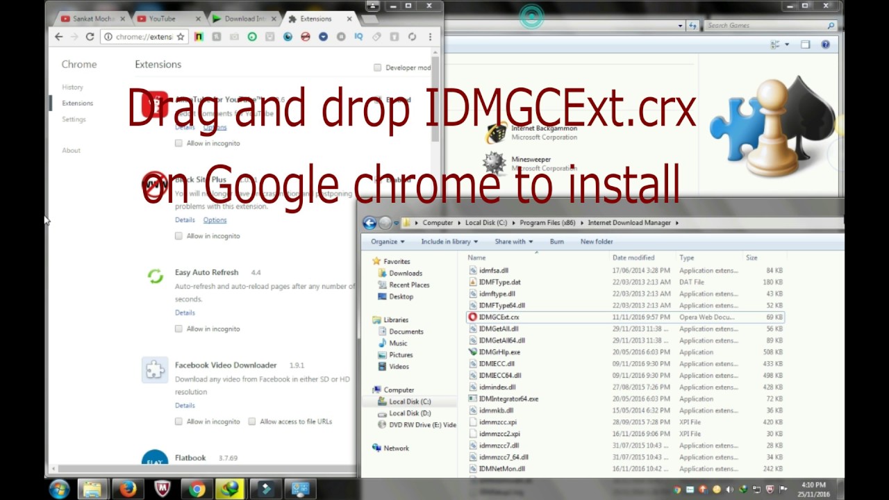 How to Add/Install latest idm Extension - YouTube