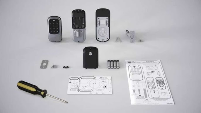 Yale Real Living Key Free Deadbolt B1L/T1L Installation - YouTube