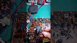 Zorlu Bir Çalışma - mini crt tv repair #tüplütv #repair #diy #crttvrepair #küçükdetaylar