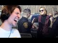 xQc Reacts to Karen confronts police