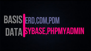 Tugas Besar Basdat ERD,CDM,dan PDM dengan Sybase dan Di konversi ke Phpmyadmin