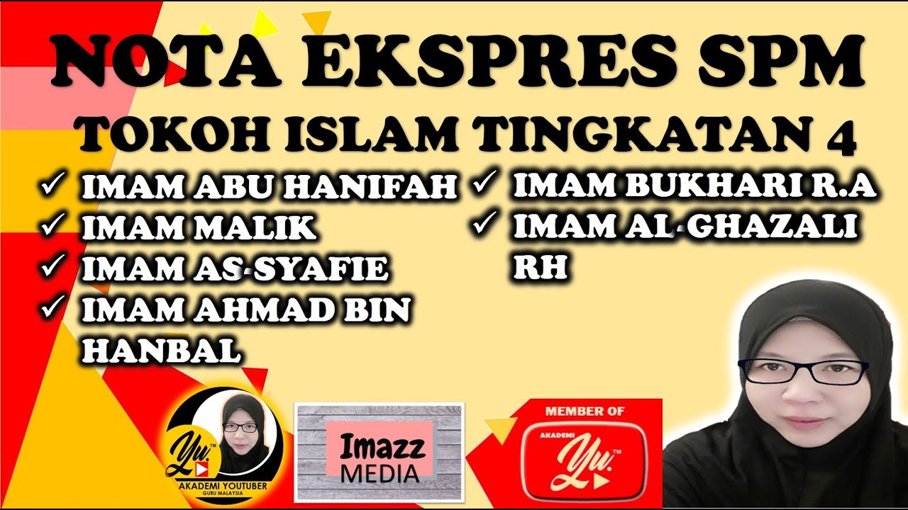 NOTA EKSPRES PENDIDIKAN ISLAM SPM 2021 | TOKOH-TOKOH ...