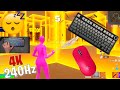 Aula F75 ASMR 😴 Box Fight Gameplay 📦 Satisfying Keyboard Fortnite  4K 240 FPS 🏆