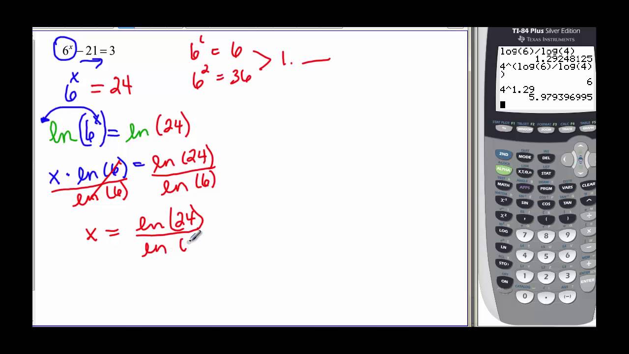 110 35 Using Logs To Solve Exponentials YouTube 110-35-using-logs-to-solve-exponentials-youtube