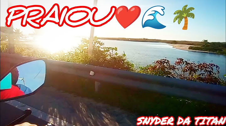 Primeiro rolê depois que a moto saiu da oficina (Prainha🌊❤️🌴)