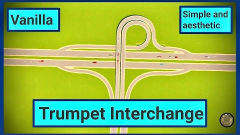 Cities: Skylines Vanilla Trumpet Interchange (Beginner)