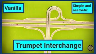 Cities: Skylines Vanilla Trumpet Interchange (Beginner)