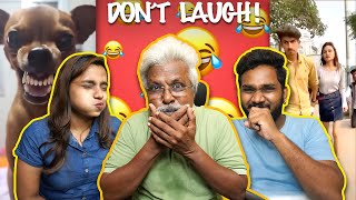 DON'T LAUGH CHALLENGE with DAD  | Semma Fun!!