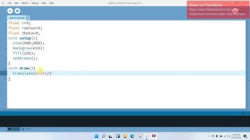 Generative Art | Animation | Processing | Spiral Animation in Processing with code