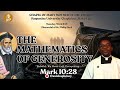 THE MATHEMATICS OF GENEROSITY |TUESDAY REFLECTION | WEEK 8 IN OT| ST. PHILIP NERI | AUI CHAPLAINCY