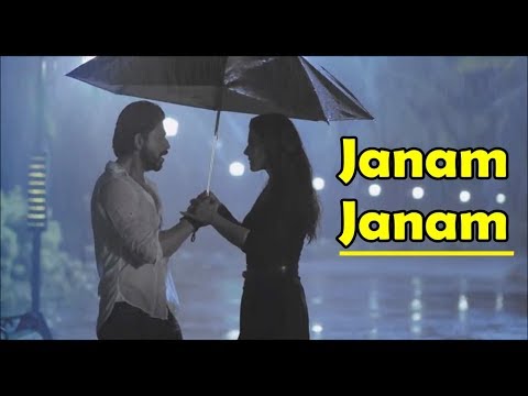 Janam Janam  Dilwale  Arijit Singh  Shah Rukh Khan  Kajol  Pritam  Lyrics Video Song