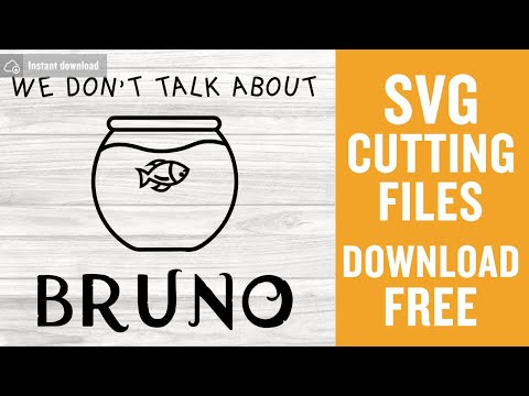 We Don'T Talk About Bruno Svg Free Cutting Files for Scan n Cut Instant Download