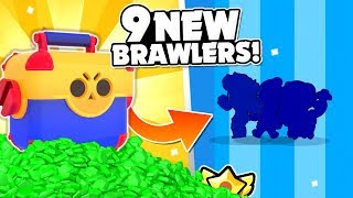 Wow 9 New Brawlers 26 Mega Brawl Box Opening Spending Money On Lex Kairos D Brawl Stars Youtube - yojimbo brawl star pack oppenig