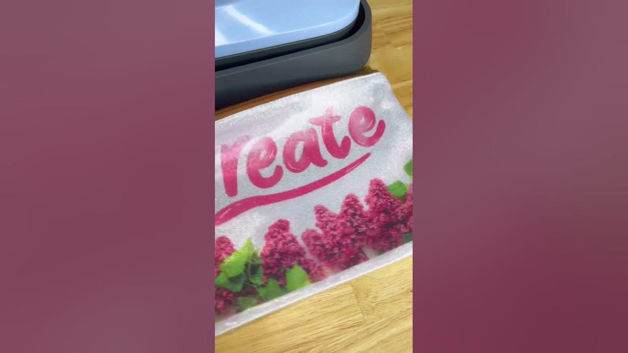 How to sublimate glitter cosmetic bag from craftexpress sublimation 