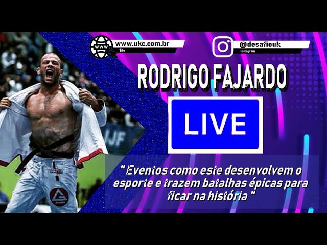 Live com Rodrigo Fajardo - PIMPOLHO, confira.