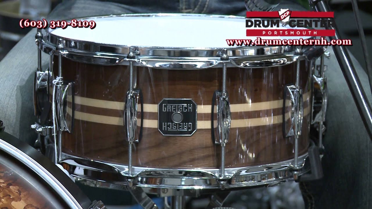 100％本物 Gretsch Drums グレッチドラムス スネアドラム Full Range Snare 6.5x14インチ Walnut with  M
