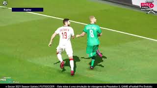PES 21 GAMEPLAY DE VIDEO GAME DE PLAYSTATION 5 🔴 Live Play Now In PS5 Simulation