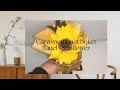 How to make a flannel bouquet | Sunflower | Membuat buket flanel