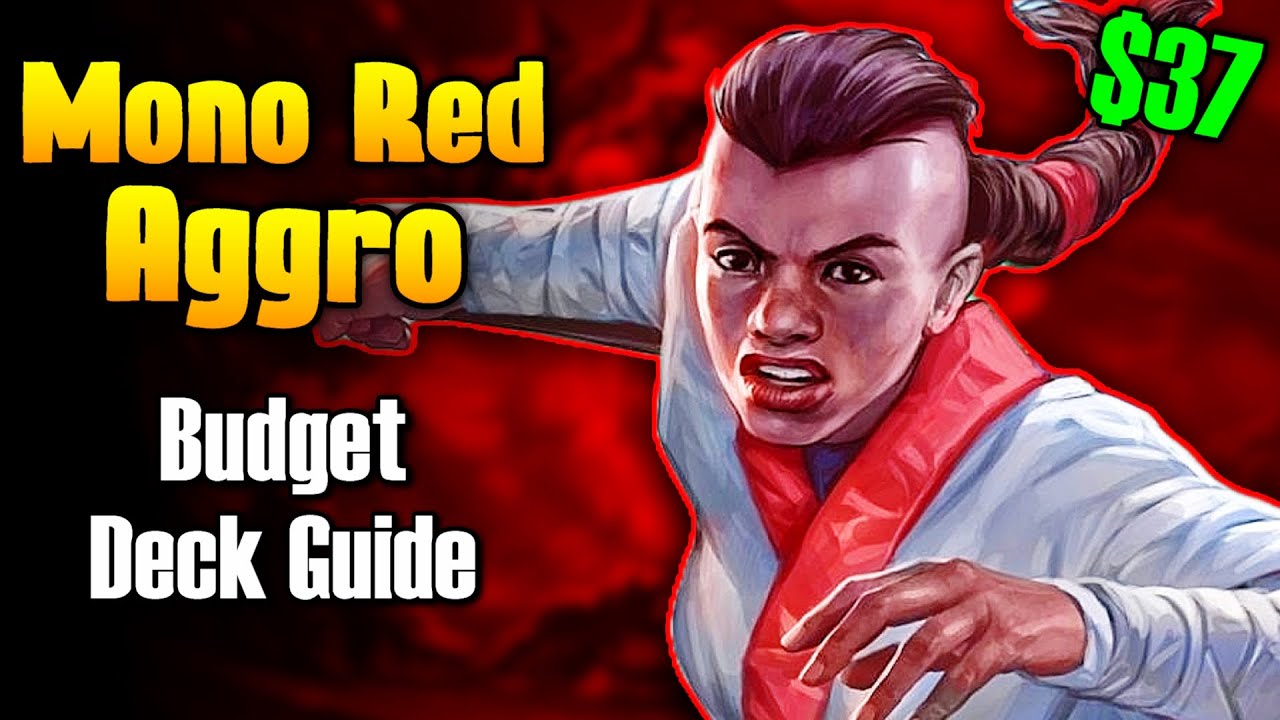 How to Build Mono Red Aggro on a Budget! - YouTube