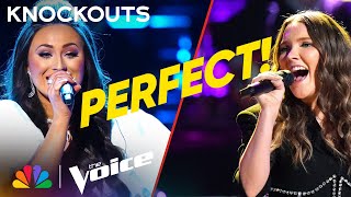 Holly Brand and Rachel Christine's Beautiful Voices Shine for Team Kelly | The Voice Knockouts | NBC
