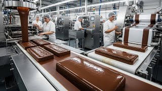 How Feastables Chocolate Bars Are Made | Complete Factory Process 🍫
