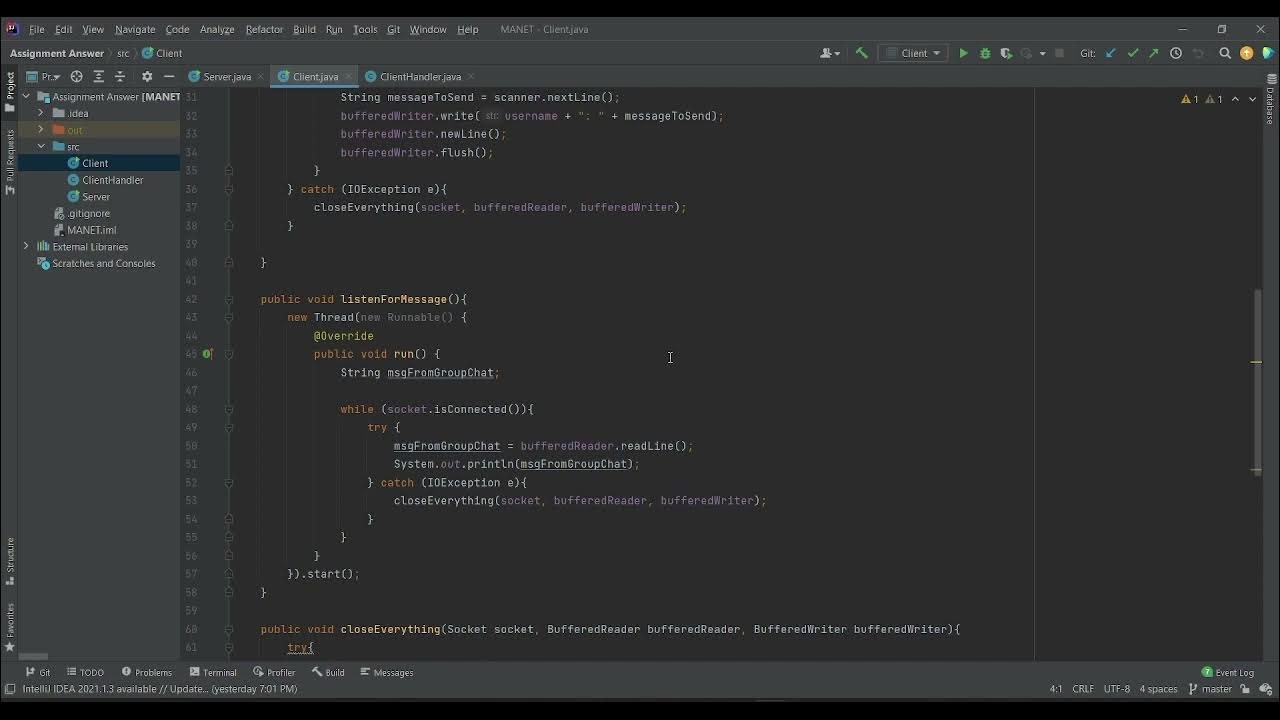 Creating a Simple Chat Application for MANETS in Java - YouTube
